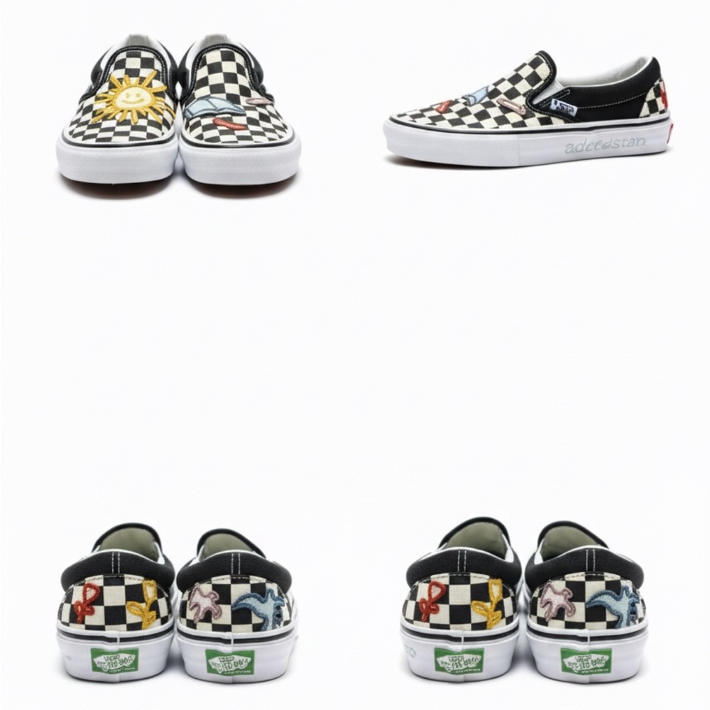 Vans Classic slip on x collab Skateistan